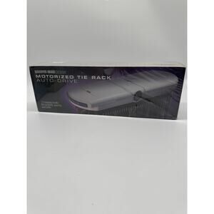 Sharper Image Design Motorized Tie Rack Auto Drive 72 Rotating Hooks SM 605